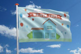 Welkomstvlag 'Welkom thuis'