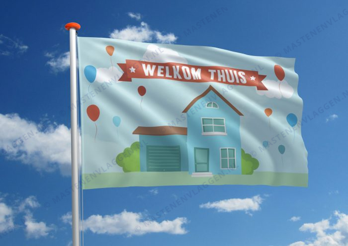 Welkomstvlag 'Welkom thuis'