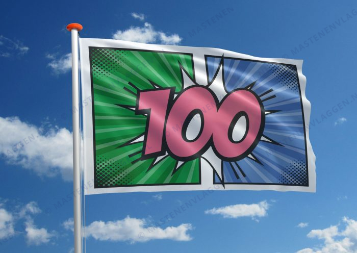 Verjaardagsvlag 100