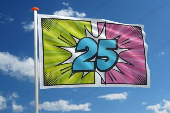 Verjaardagsvlag 25