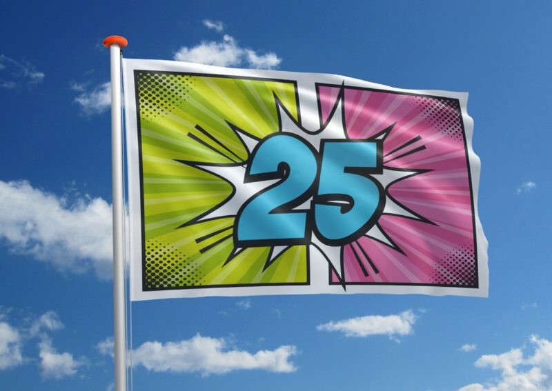 Verjaardagsvlag 25