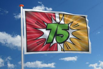 Verjaardagsvlag 75