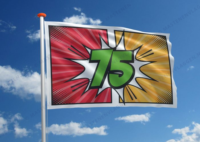 Verjaardagsvlag 75