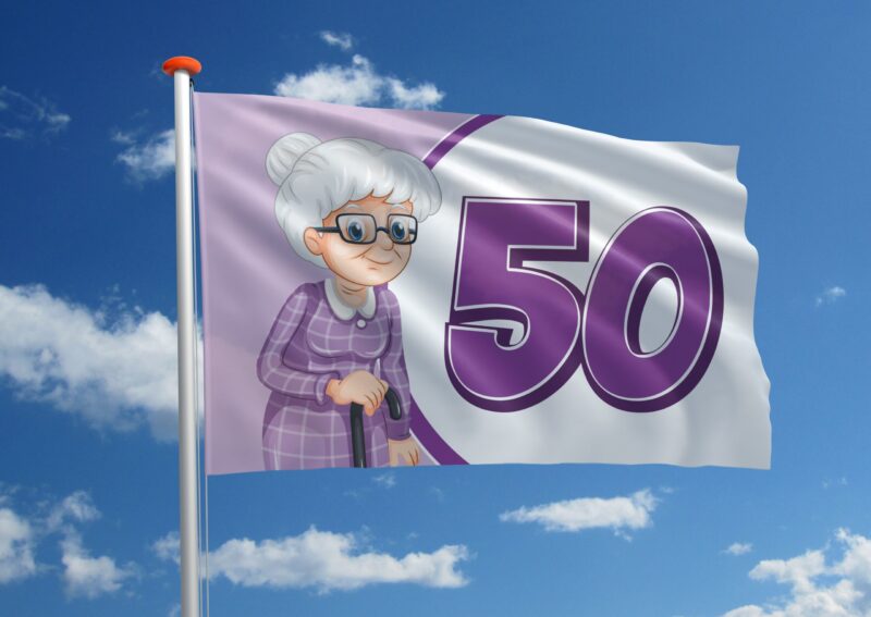 Verjaardagsvlag '50'
