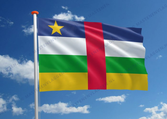 Vlag Centraal-Afrikaanse Republiek