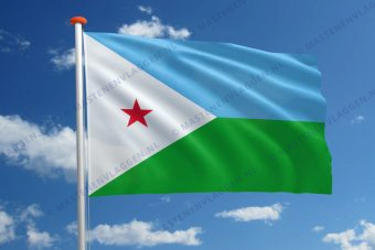 Vlag Djibouti