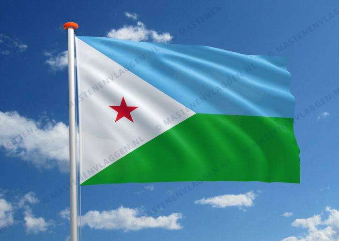 Vlag Djibouti