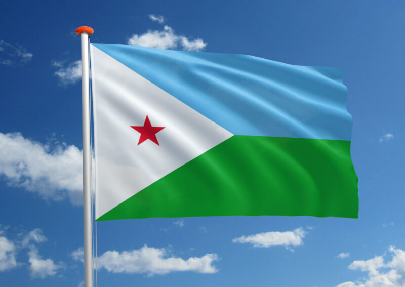 Vlag Djibouti