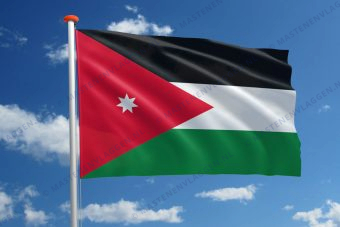 Vlag Jordanië