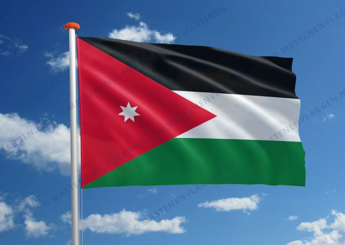 Vlag Jordanië