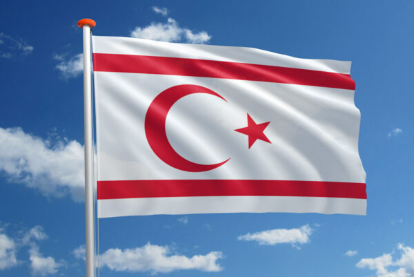 Vlag Noord-Cyprus