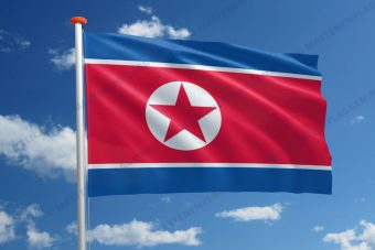 Vlag Noord-Korea