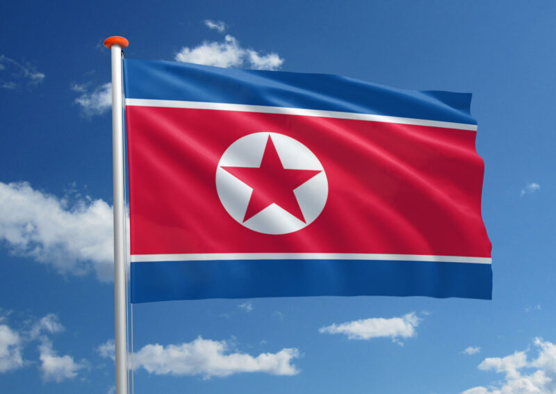Vlag Noord-Korea