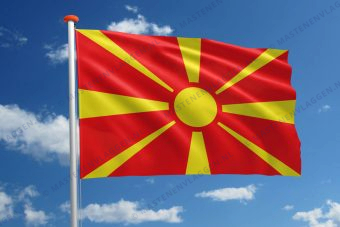 Vlag Noord-Macedonië