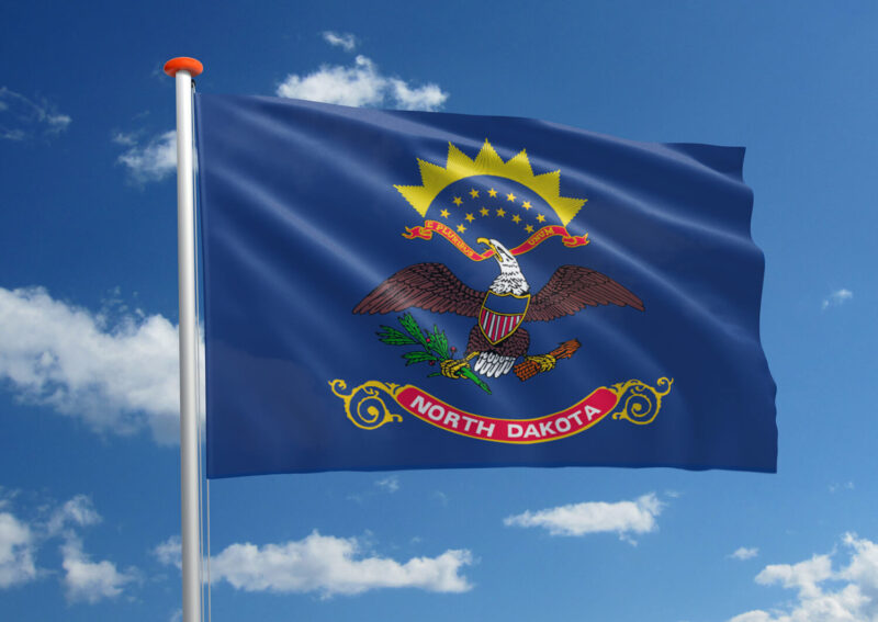 Vlag North Dakota