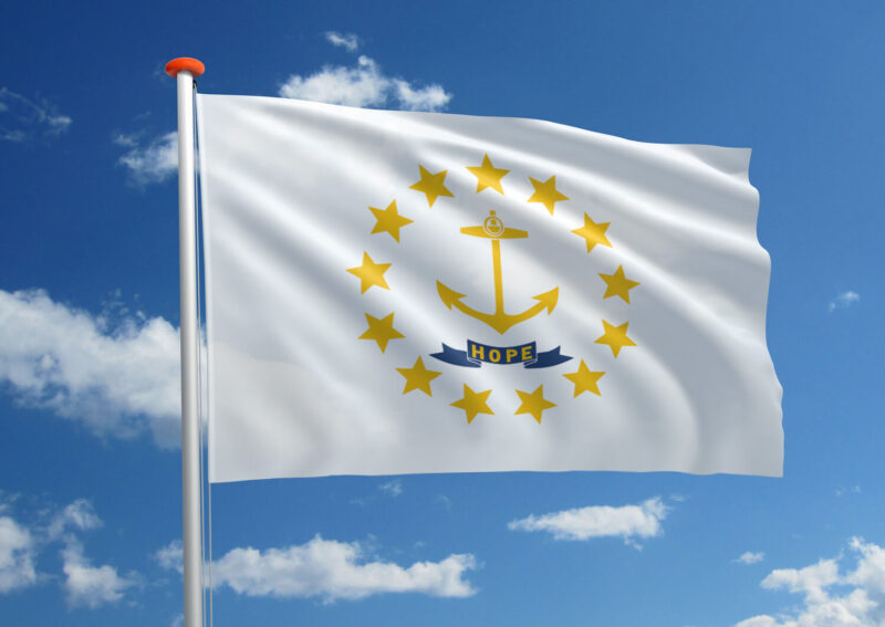 Vlag Rhode Island