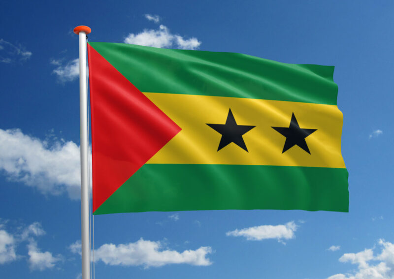 Vlag Sao Tomé en Principe