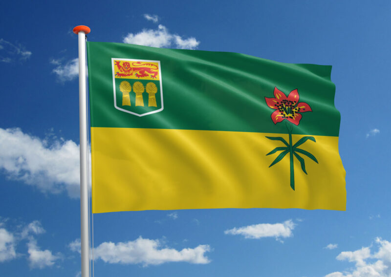 Vlag Saskatchewan