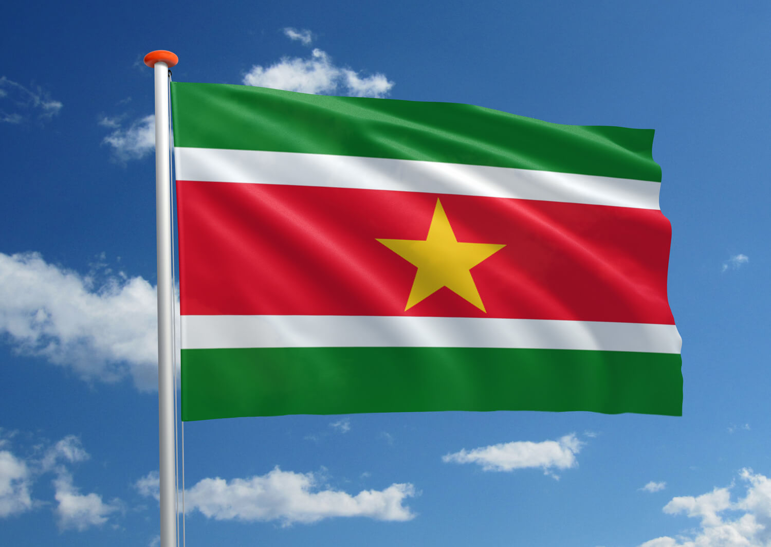 Surinaamse vlag - Bestel uw Surinaamse vlag bij