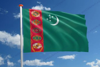 Vlag Turkmenistan