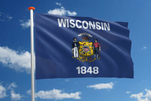 Vlag Wisconsin