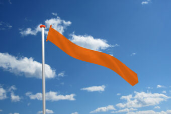 Oranje wimpel