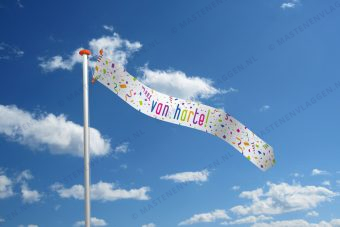 Wimpel verjaardag van harte