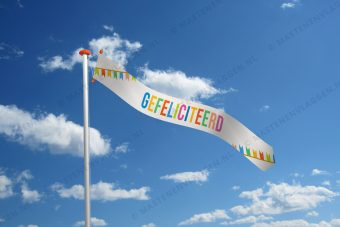 Wimpel verjaardag gefeliciteerd