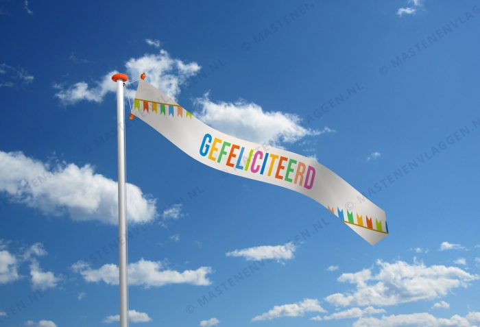 Wimpel verjaardag gefeliciteerd