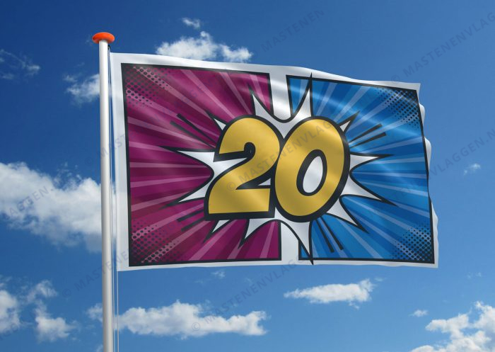 Verjaardagsvlag 25