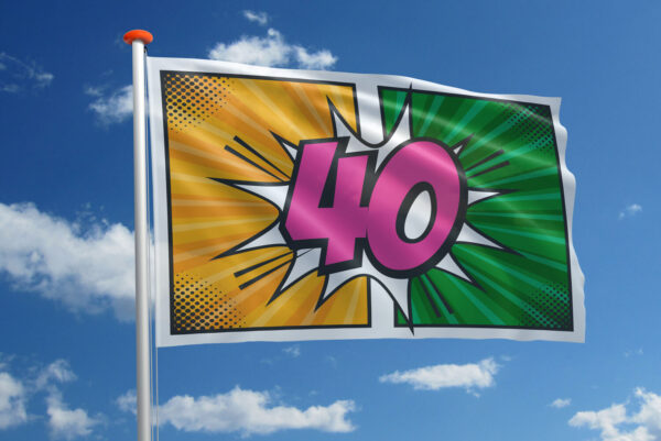 Verjaardagsvlag 40