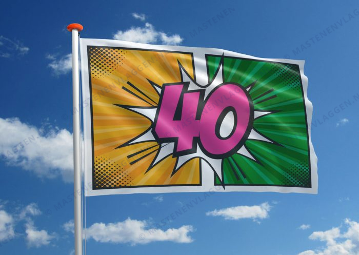 Verjaardagsvlag 40