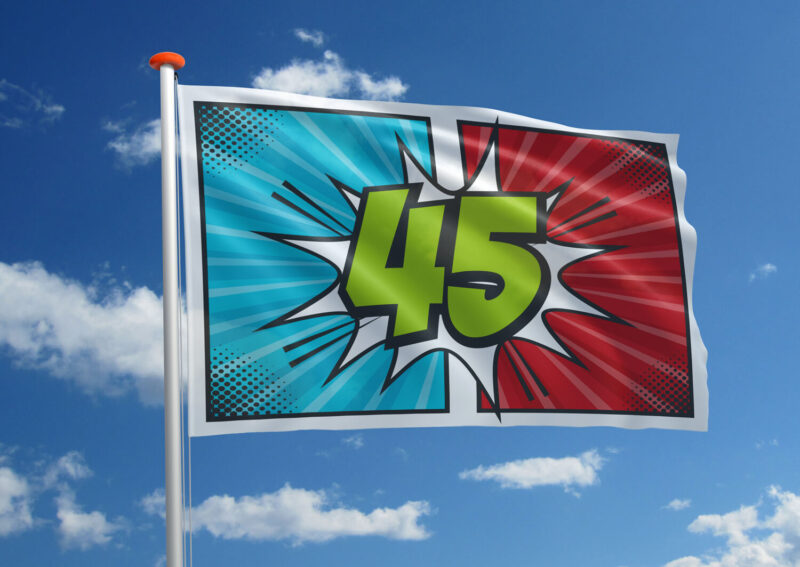 Verjaardagsvlag 45