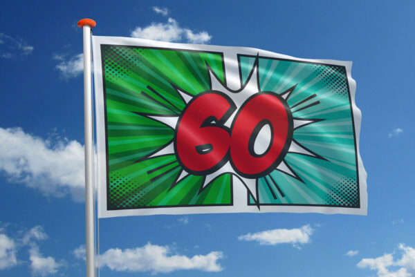 Verjaardagsvlag 60