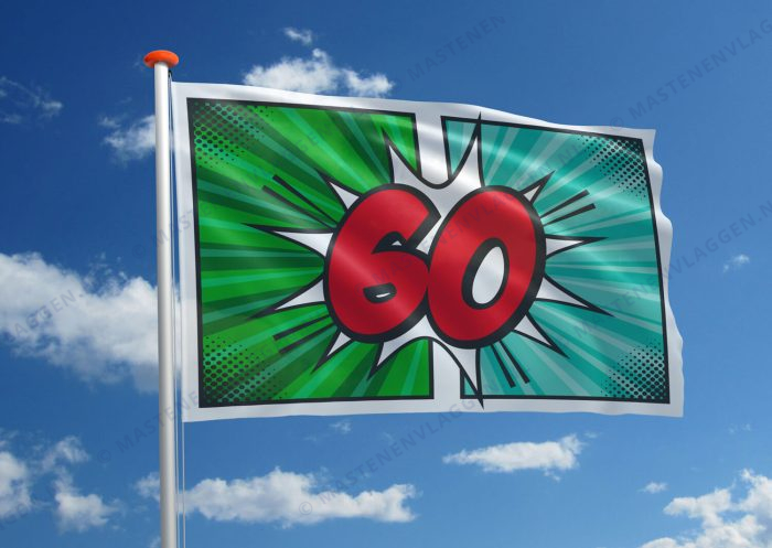 Verjaardagsvlag 60