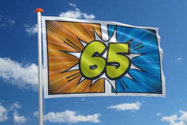 Verjaardagsvlag 60