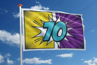 Verjaardagsvlag 70