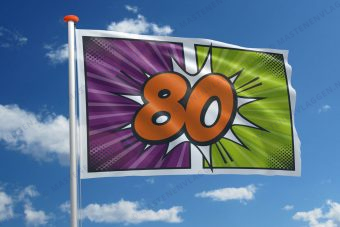 Verjaardagsvlag 80
