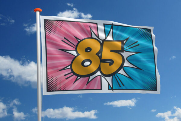Verjaardagsvlag 85