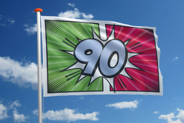 Verjaardagsvlag 90