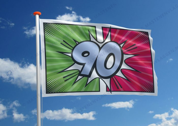 Verjaardagsvlag 90