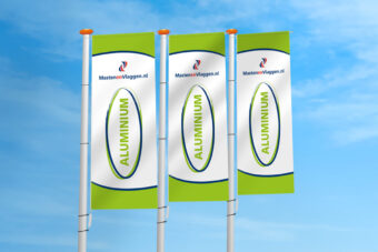 Aluminium baniermast