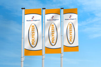 Polyester baniermast