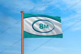 Houten vlaggenmast | 8m