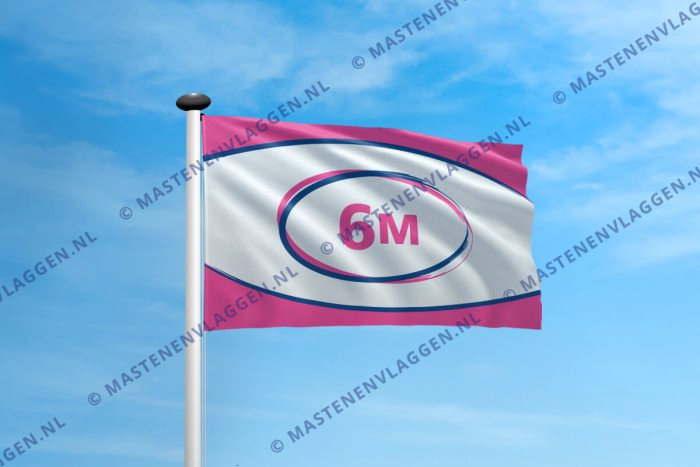Polyester vlag mast 6 meter
