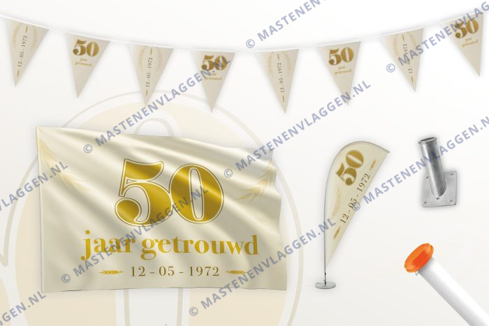 Partypakket 50 jaar getrouwd Large