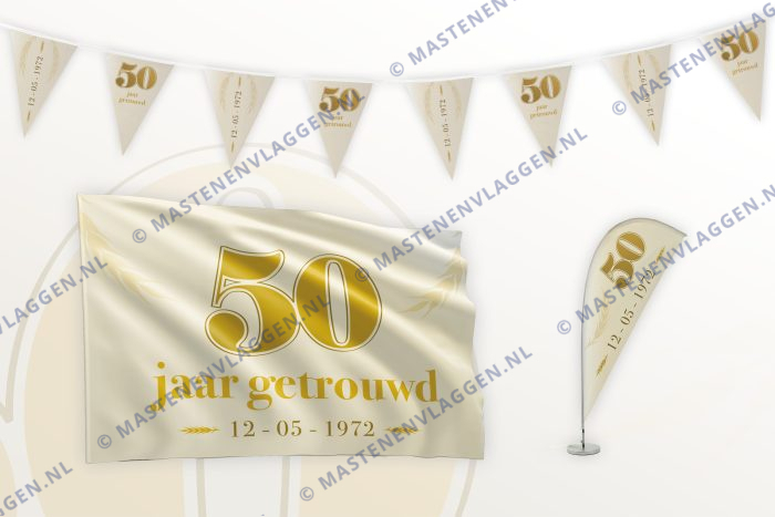 Partypakket 50 jaar getrouwd Medium