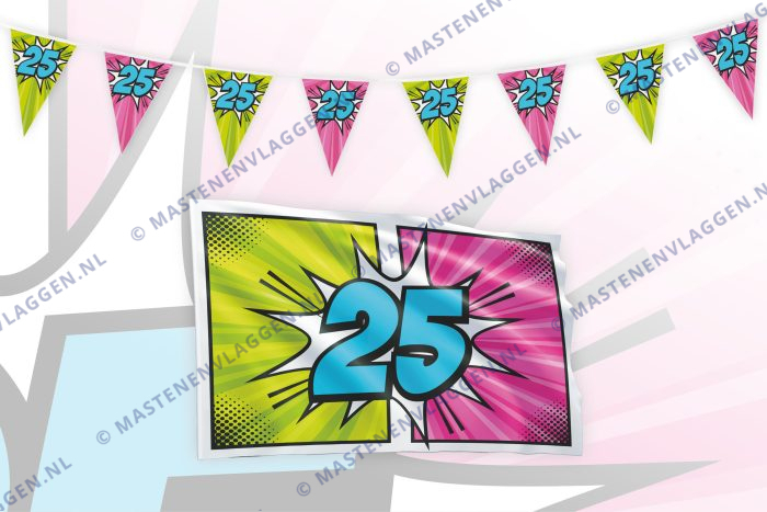 Partypakket 25 jaar Small