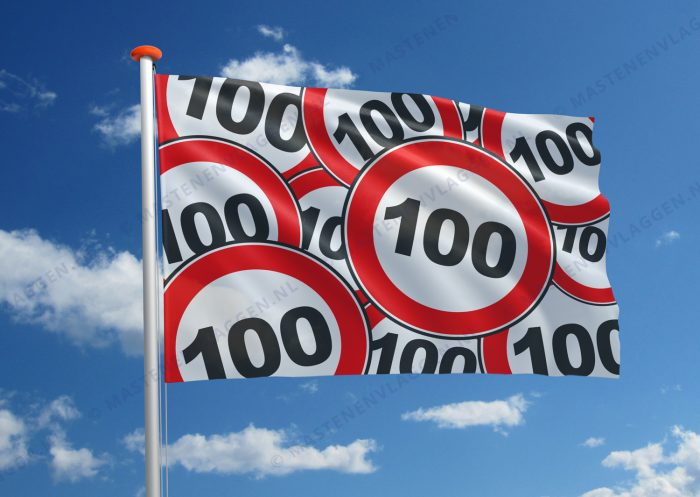 Verjaardagsvlag 100