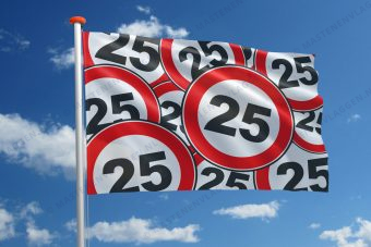 Verjaardagsvlag 25